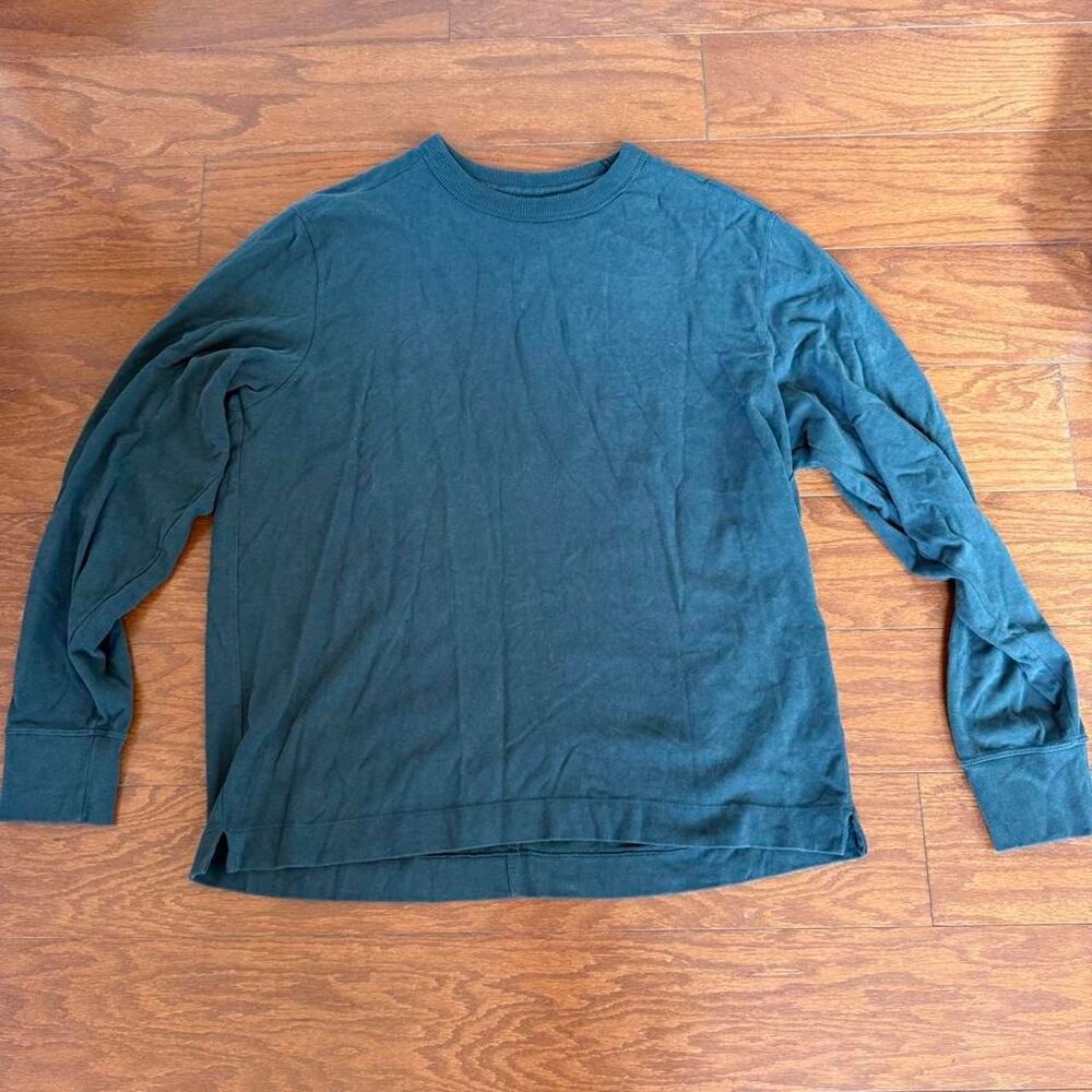Abercrombie-fitch Men's Green and Blue T-shirt
